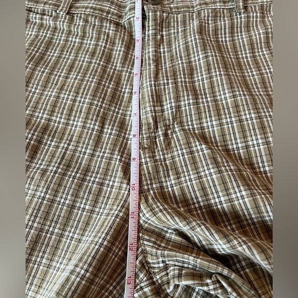 Perry Ellis 100% Cotton Plaid Shorts Size 38 - Picture 10 of 12